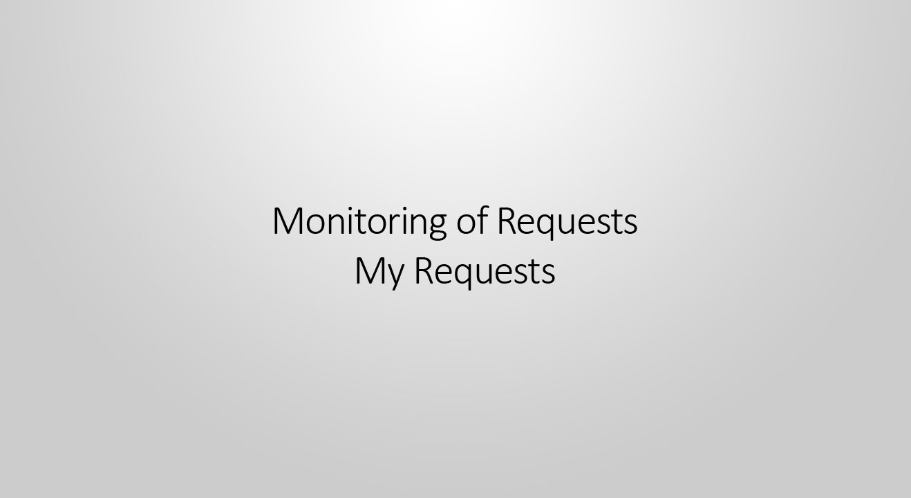 Monitoring of Requests